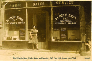 Old radio shop in New York.