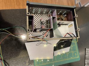 Second floor ceilings wired with LED lighting.