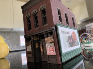 Abandoned storefront model.