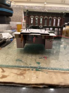 First floor lighting is part of the second floor assembly.