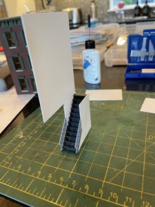 Stairs shown from other side.