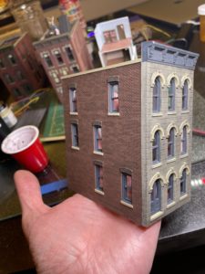 After applying an India ink and alcohol wash.