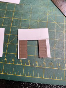 Framing around pocket doors.