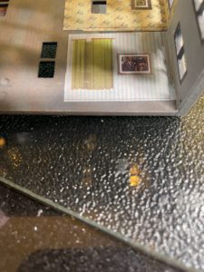 Insufficient clearance around interior module scratches paper curtains.