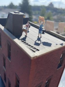 Rooftop Scene Shot Outside